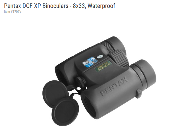 Pentax DCF XP 8x33 Binoculars